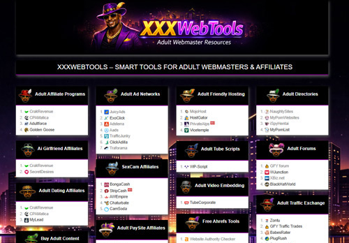 adult webmaster tools